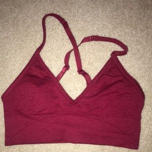 Pink/red Lululemon Sports Bra. Size 4
